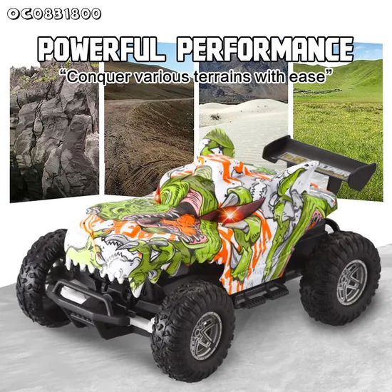Wholesale Remote Control Set Toy Full Custom 1: 16 RC LED Light up Stunt Rock Climbing Car