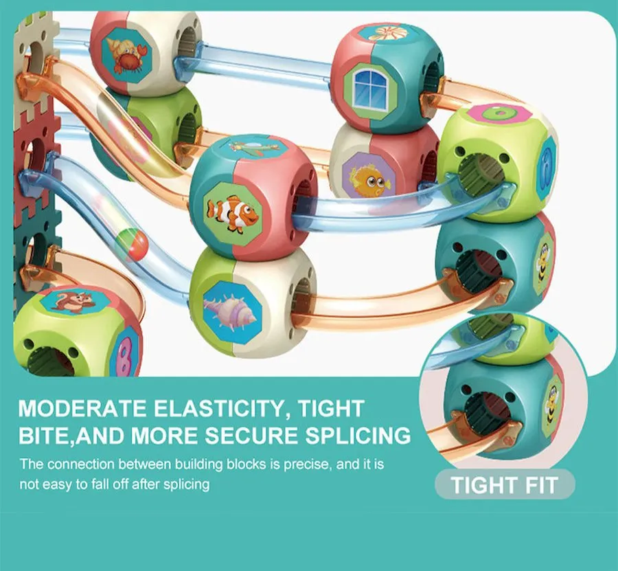OEM Customized Interactive Kids Marble Maze Run Building Blocks for Children's Education
