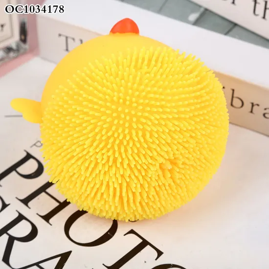 Children's Silicone Anti Stress Custom Rubber Squeeze Toys Manufacturer Stress Ball Squishy Stress Relief Toys with Light