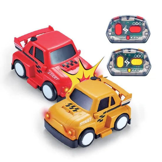 Interactive 2 Players RC Game Battle Indoor Bumper Car Toys for Kids with Remote Control RC Cars with Playing Football Mode