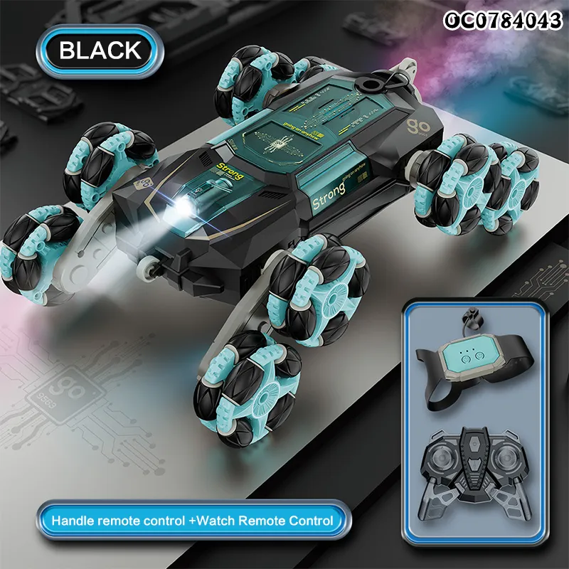 Gesture Sensing Remote Control RC Stunt Car with Liqhts and Music