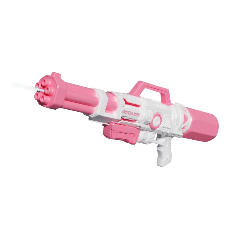 Trendy Summer Items 2026 New Manual Custom Logo Plastic Outdoor Game Water Gun Toy with 1500ml Large Capacity