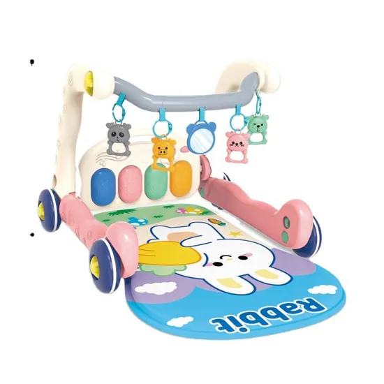 Educational Baby Gym Mat Cotton Baby Play Mat Musical Safety Portable Sensory Play Mat for 6-12 Months