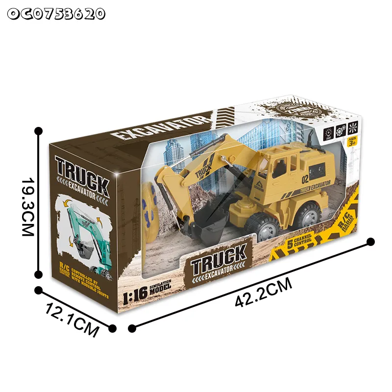 Wholesale Small Plastic Model RC Vehicle Truck 1: 16 Scale Kids Remote Control Toy Car