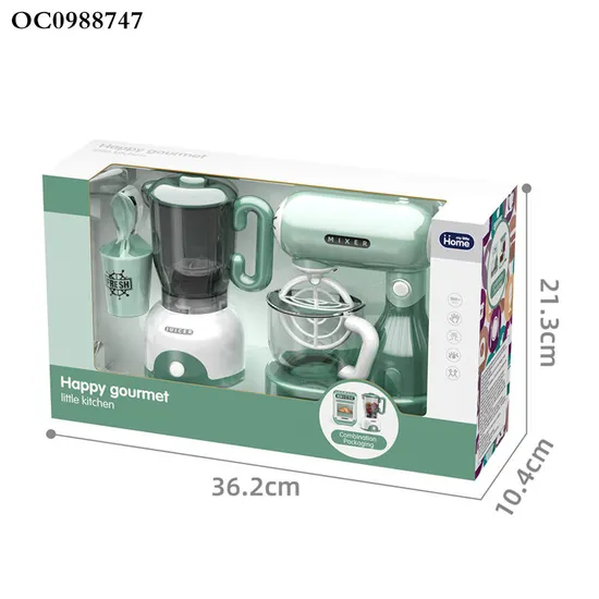 Pretend Play Preschool Toy Plastic Home Appliance Kitchen Funny Juicer Machine Toy Blender