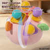 Hand Eye Coordination Training Shape Color Cognitive Development Toys Silicone Baby Teether Non Toxic Activity Cube for Baby