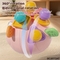 Hand Eye Coordination Training Shape Color Cognitive Development Toys Silicone Baby Teether Non Toxic Activity Cube for Baby