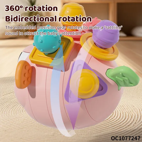 Hand Eye Coordination Training Shape Color Cognitive Development Toys Silicone Baby Teether Non Toxic Activity Cube for Baby