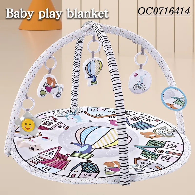 Hot Selling Infant Activity Mat Safety Training Newborn Wholesale Play Mat Baby Play Round Floor Mat