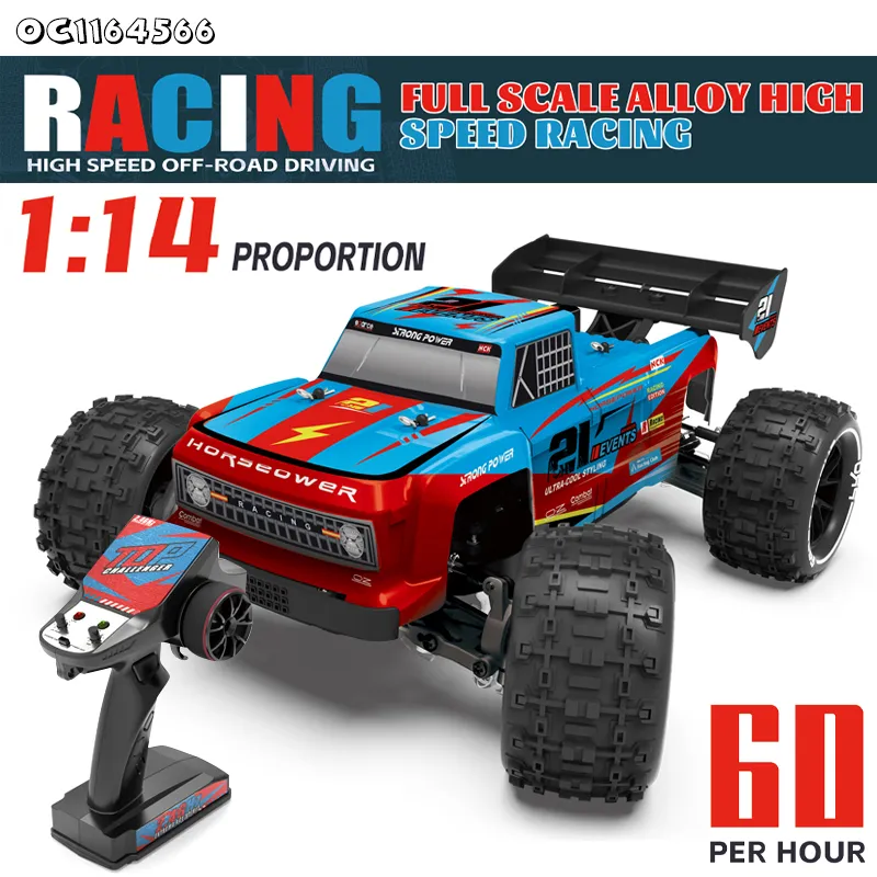 1: 14 Scale Remote Control Big RC Alloy Model Toy High Speed off Road 4WD Cars