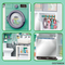 Miniature Doll Bath Room Shower Set Bathroom Toy with Toilet Toy