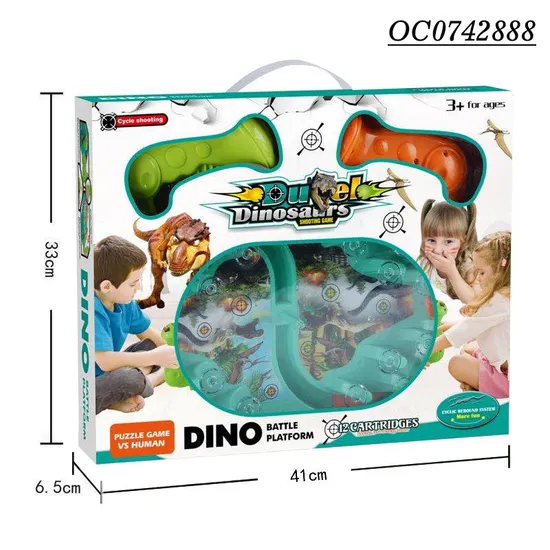Ejection Beads Educational Interactive Play Fun Dinosaurs Battle Board Game Toy