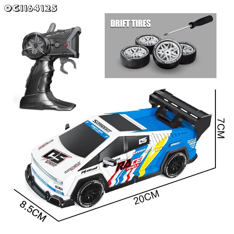 1: 20 Model Wholesale Toy Race Car 4WD Remote Control Car Toy Drift RC Car with Light for Kids