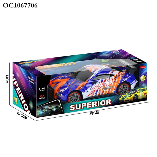 Fast RC New Cars 2026 1: 12 Racing Adventure Game Cheap Remote Control Cars Toys for 8 Year Old Boys with Colorful Light