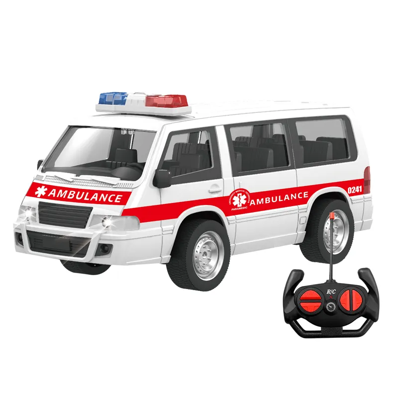 Wholesale Remote Control RC Ambulance with Light Toy Car for Kids