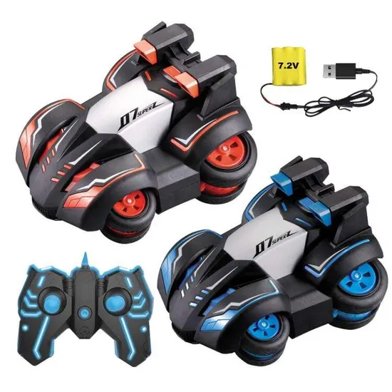 RC Drift Stunt 360 Spin Dancing Remote Control with Light Toys Car for Kids