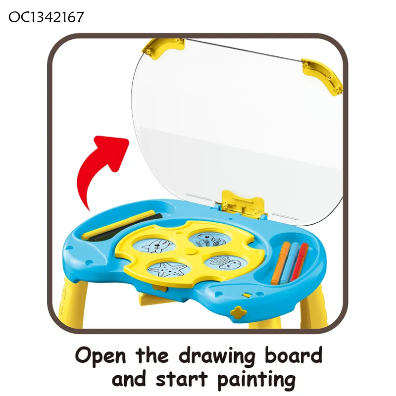 Wholesale Magnetic Toy Children DIY Color Electronic Educational Learning LED Drawing Board