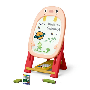 Popular Plastic Reusable Kids Double Sided Drawing Magic Montessori Educational Board