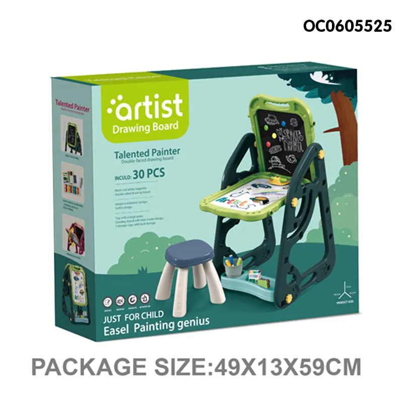 Foldable Double Sides Children Art and DIY Wholesale Magnetic Writing Toys Drawing Board