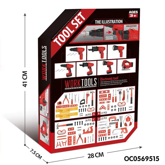 Kids Pretend Electrical Equipment Construction Tools Set for Kids