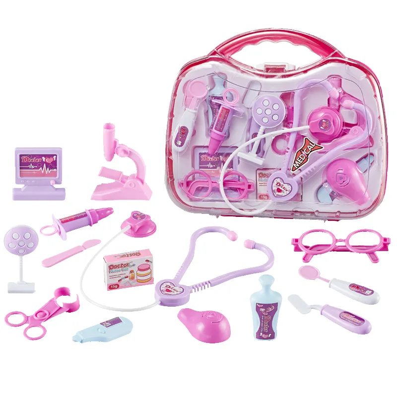 Wholesale Kids Promotional Gift Medical Pretend Plastic Montessori Doctor Role Play Set Toys
