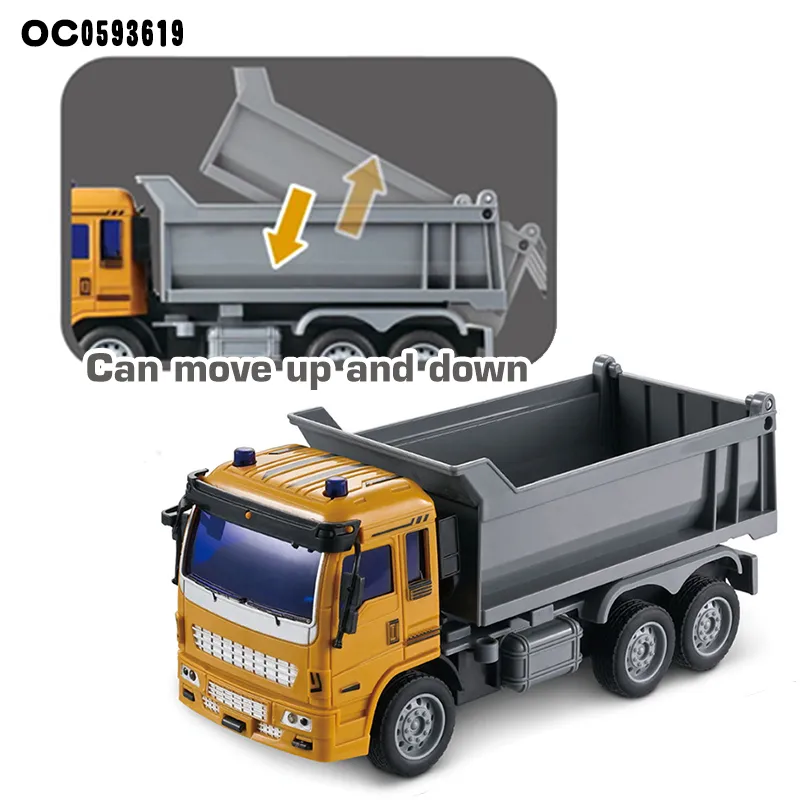 Kids High Speed electric Truck Excavator Bbuilding Material Construction Toys Dump Toy Truck