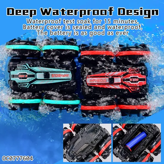 High Speed Rolling Remote Control Gesture Amphibious RC Stunt Vehicle Toy Car Vehicle Toy for Kids