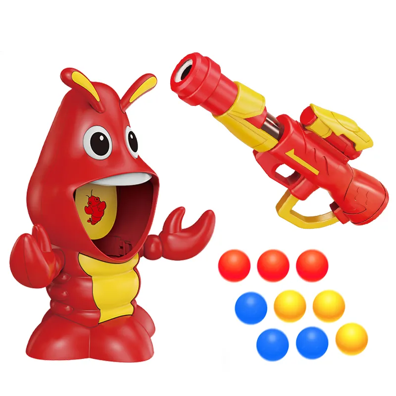 Hot Selling Soft Bullet Airsoft Air Pressure Gun Toys with Shooting Game Target