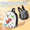 Wholesale Cartoon Dinosaur Theme DIY Doodle Bag Hard Cartoon Children School Backpack Bag for Painting