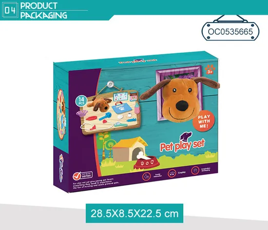 Girls Kids Pet Pretend Plastic Play Montessori Children's Interactive Creative Doctor Toy Set