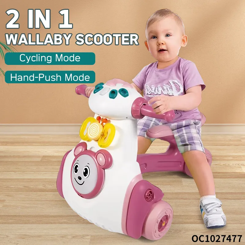 Wholesale Trainer Car Shaped Sit-to-Stand Learning Walker 2 in 1 New Model Infant Educational Baby Chair and Walker