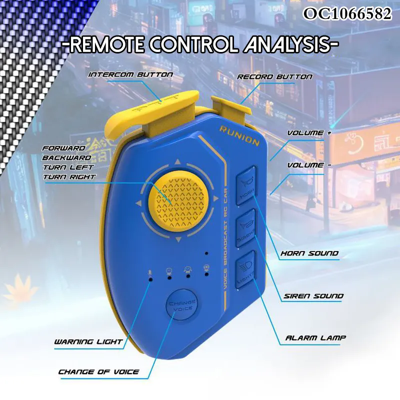 Wholesale Hot Sale Remote Control Plastic Keys Controller RC Cars Toy