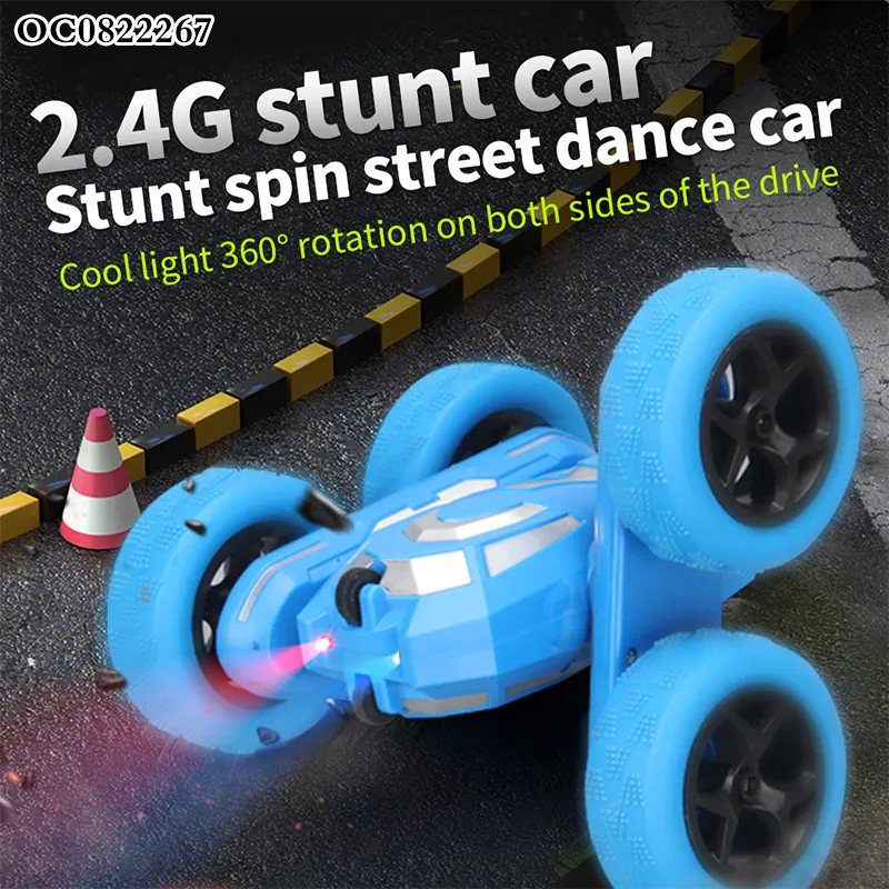 Wholesale Electric 360 Degrees Double-Sides Stunt Model Remote Control Toy Car