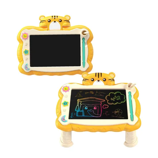 Wholesale Educational Cartoon Tiger Light up Graphic Drawing Table Doodle Graffiti Writing Drawing Tool Electronic Board Toys