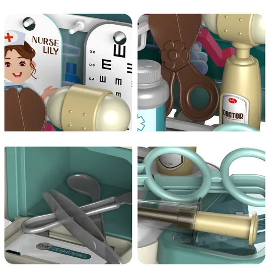Toys Pretend Play Games Dentist Educational Montessori Interactive Hospital Creative Doctor Set for Kids