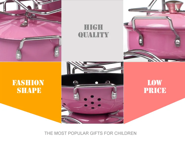 Wholesale Educational Pretend Play Children's Plastic Kitchen Set Cooking Toy for Kids