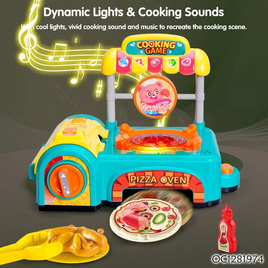 Wholesale Children Gift Kitchen Pretend Play Plastic Toy Kids Plastic Children House Cooking Play Set