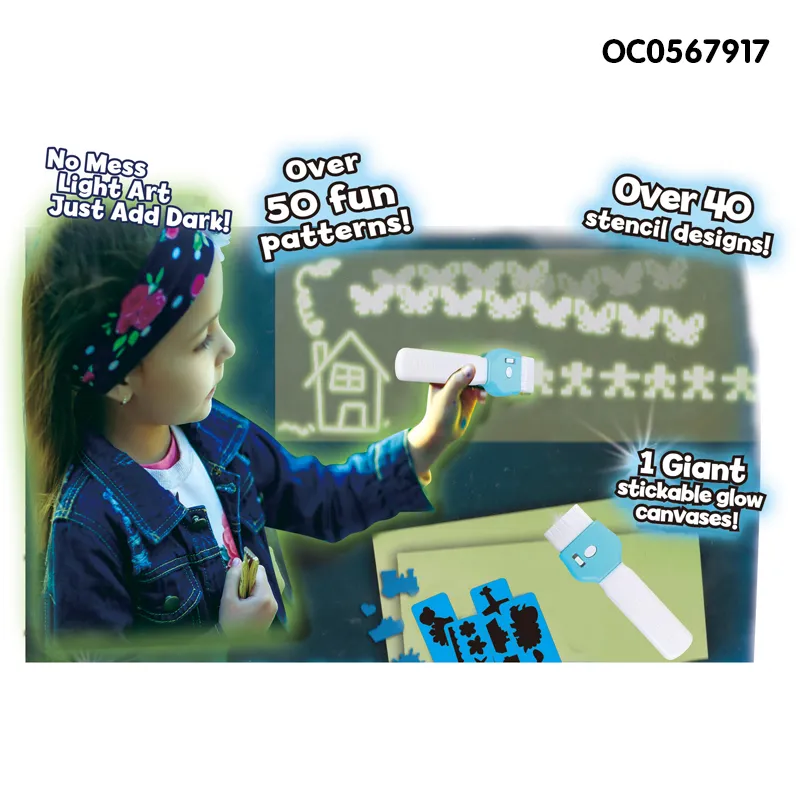 Montessori LED Luminous Interactive Whiteboard Magnetic Writing Drawing Board