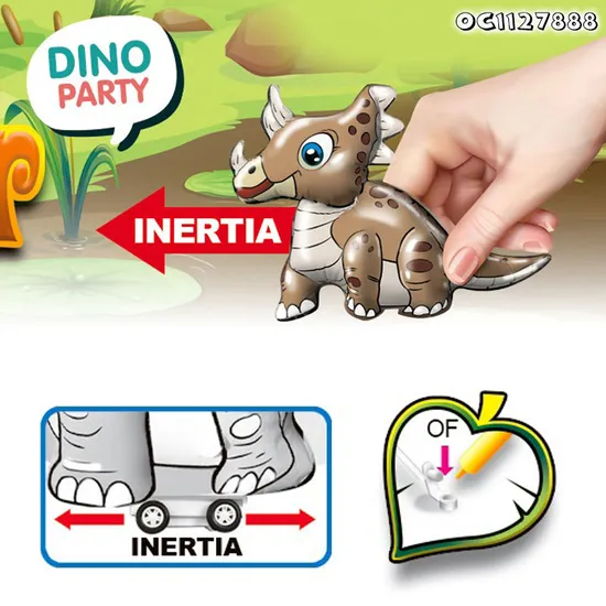Montessori Kids Learning Materials Dinosaur Walking Balloon Drawing Art Painting Set Baby Wholesale Educational Popular DIY Toy