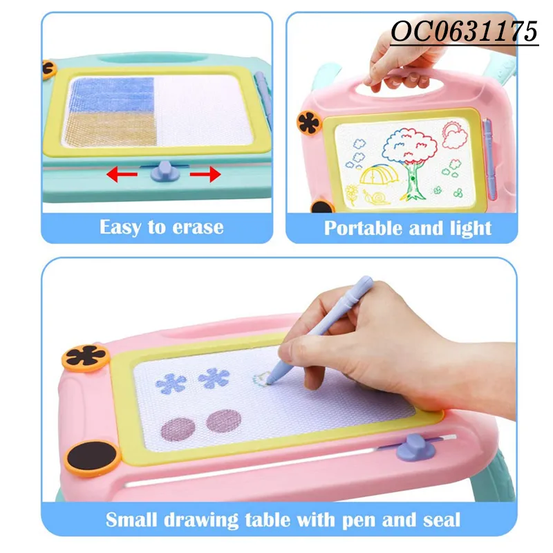 Kids Children Intelligent Magnetic Educational DIY Wholesale Magnetic Writing Drawing Board