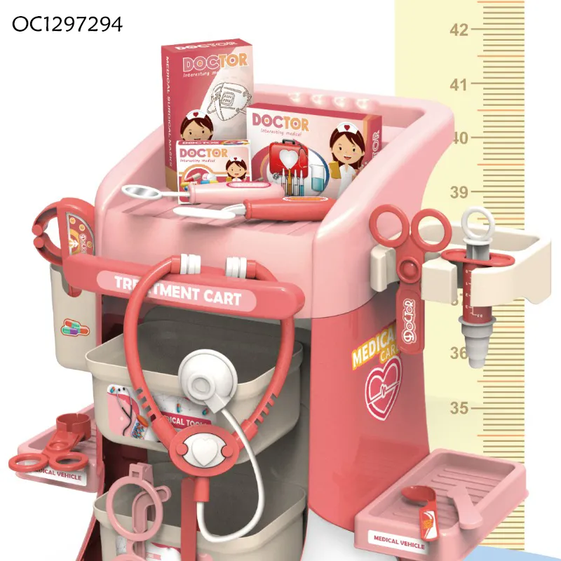 Children Role Play Kits Toys Hospital Play Montessori Kids Creative Interactive Doctor Set for 4 Year Olds