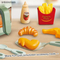 Wholesale Funny Household Electrical Appliances Air Fryer Plastic Kids Kitchen Fast Food Pretend Play Toys Set with Mist Spray