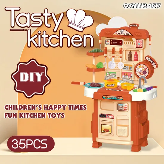 Wholesale Plastic Vegetables and Fruits Kitchen Children House Pretend Play Set Toys for Kids