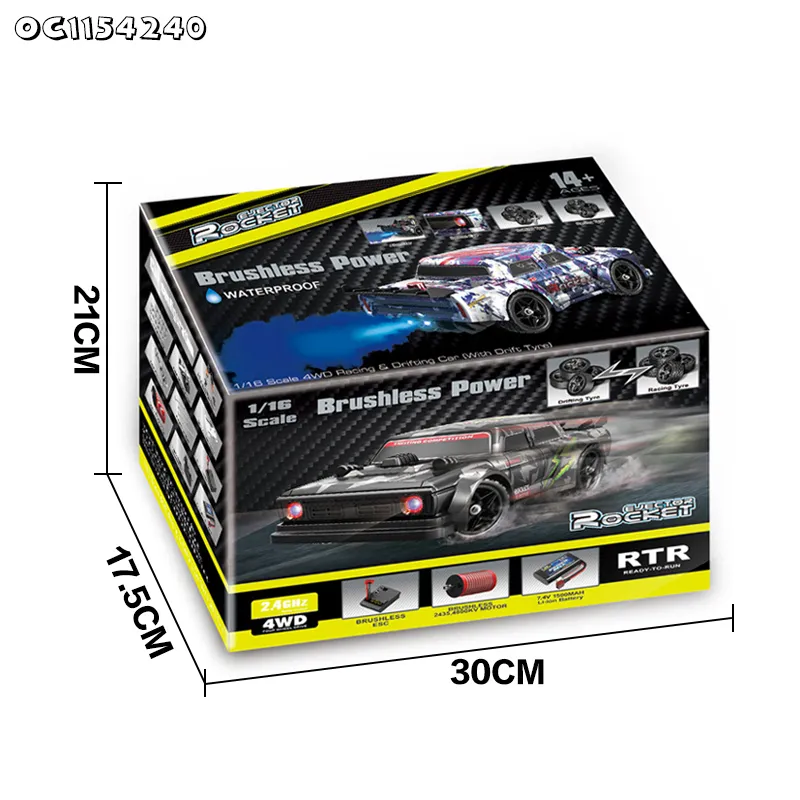 Wholesale Good Quality Four Wheel Drive 1: 16 High Speed Scale Model RC Racing Cars