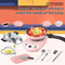 Wholesale Mini Pretend Miniature Real Cooking Steel Kitchen Toys for Kids
