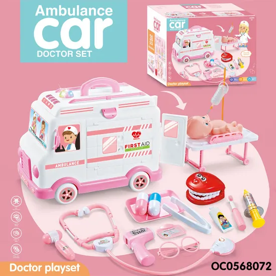 Medical Pretend Play Toys Montessori Interactive Kids Hospital Creative Doctor Set