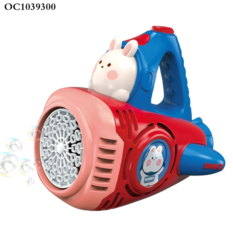 Children Automatic Quick Game Push Blowing Bubble Electric Cartoon Animal Toy Bubble Gun Machine with Light Music Outdoor
