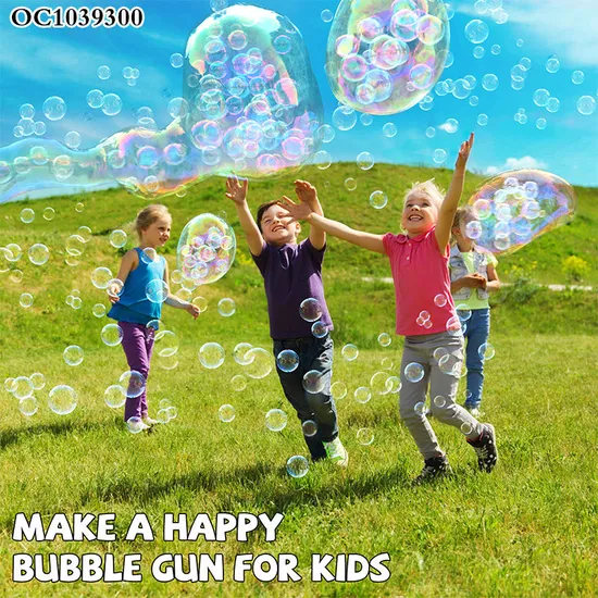 Children Automatic Quick Game Push Blowing Bubble Electric Cartoon Animal Toy Bubble Gun Machine with Light Music Outdoor