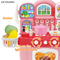Wholesale Fun Little Girls Play Set Role Playing Educational Pretend Cooking Small Games Children's Plastic Kitchen Tool Set Toys for Kids
