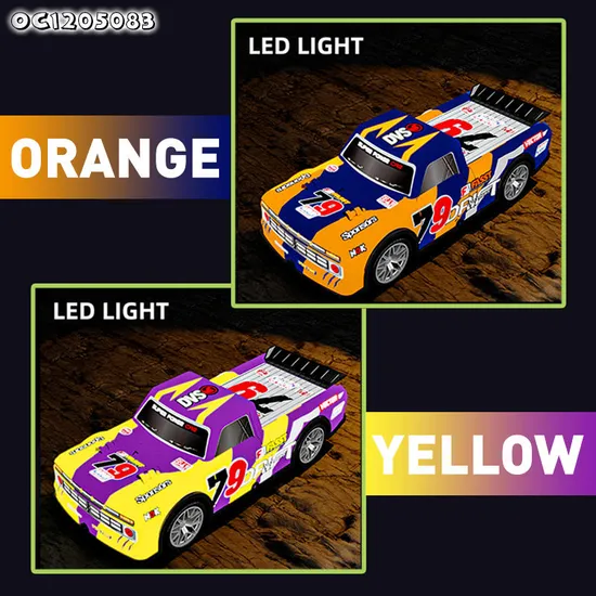 Wholesale Racing Game Remote Control 1: 22 Scale Model Car Toy for Kids with LED Light